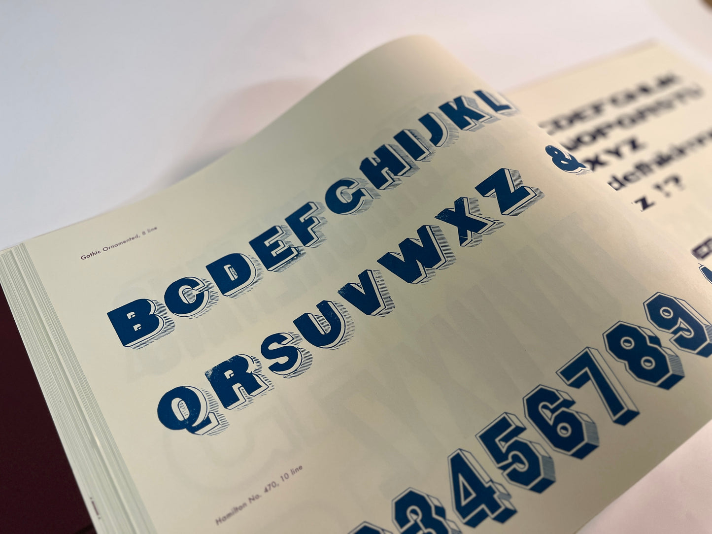 Specimens of Wood Type from the Barbara Anne Kelly Historic Wood Type