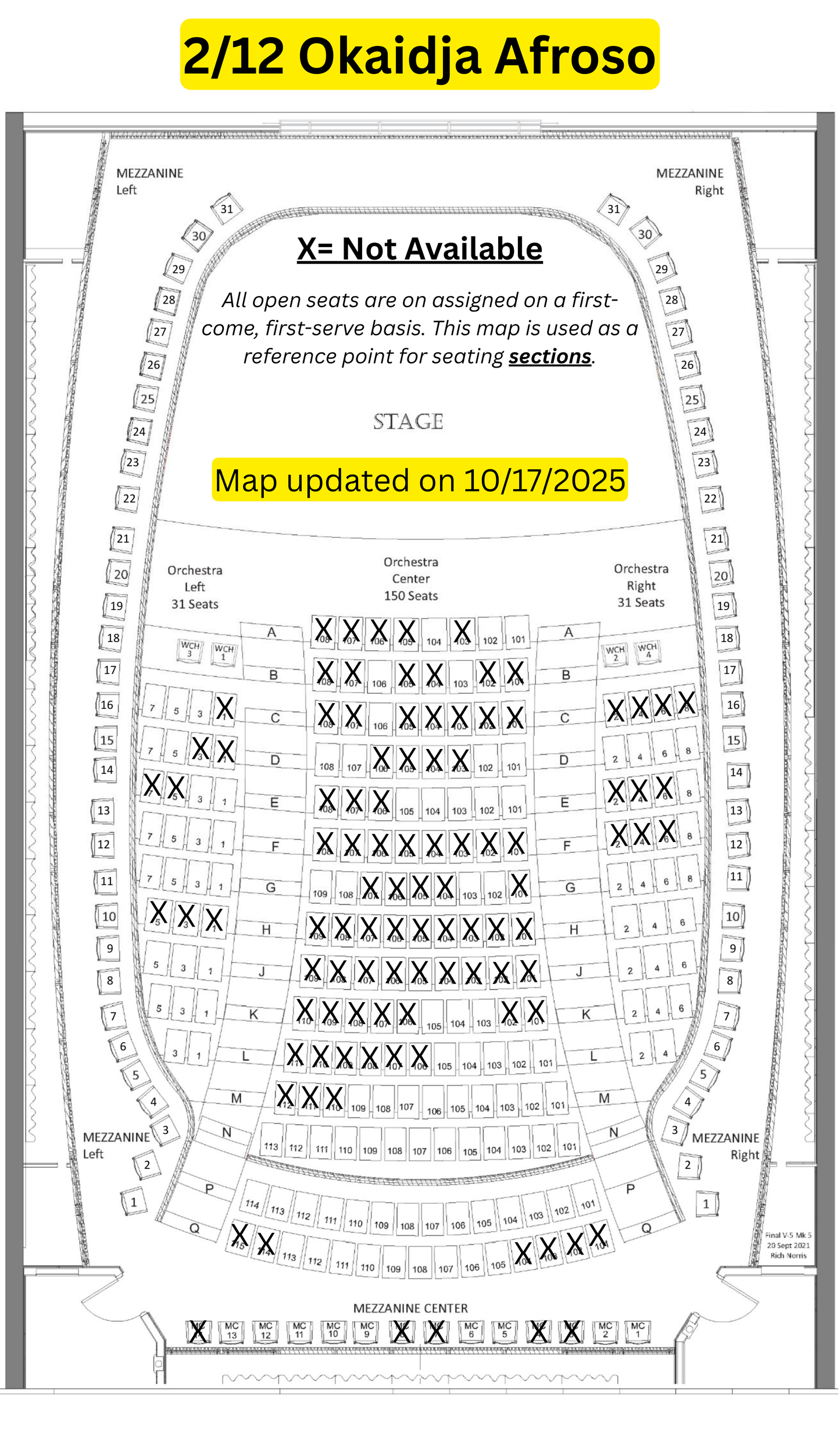 PAS 25/26 Single Tickets