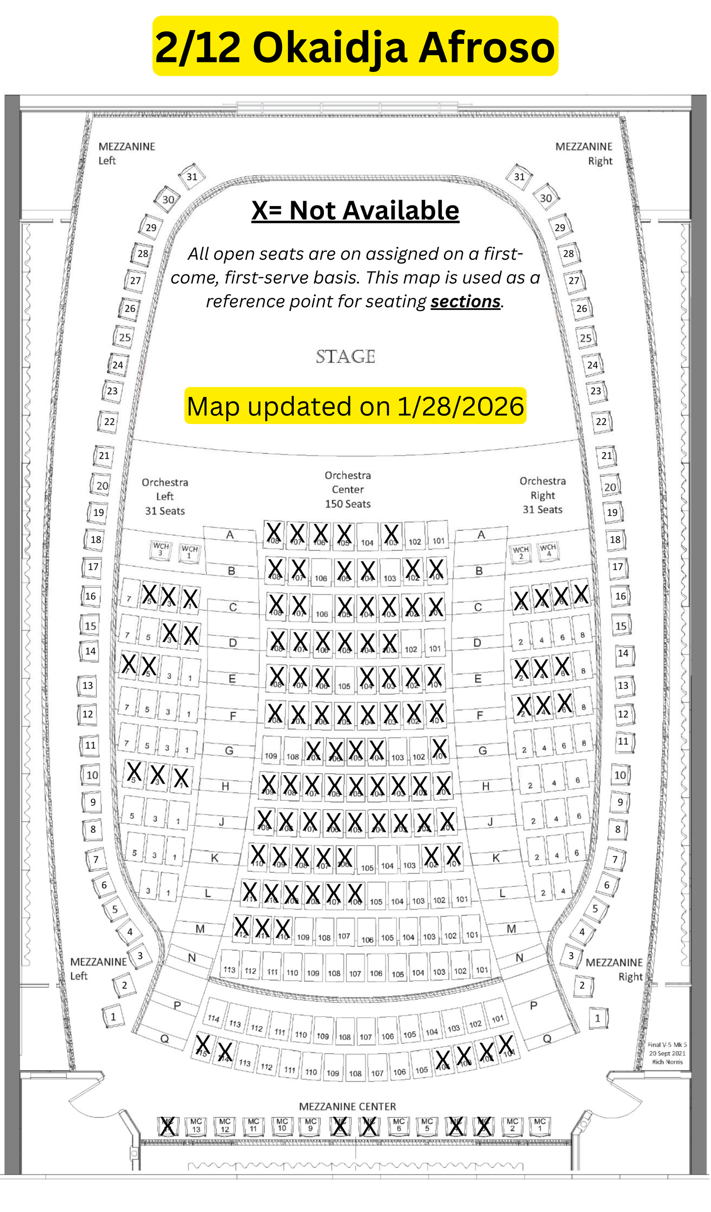 PAS 25/26 Single Tickets