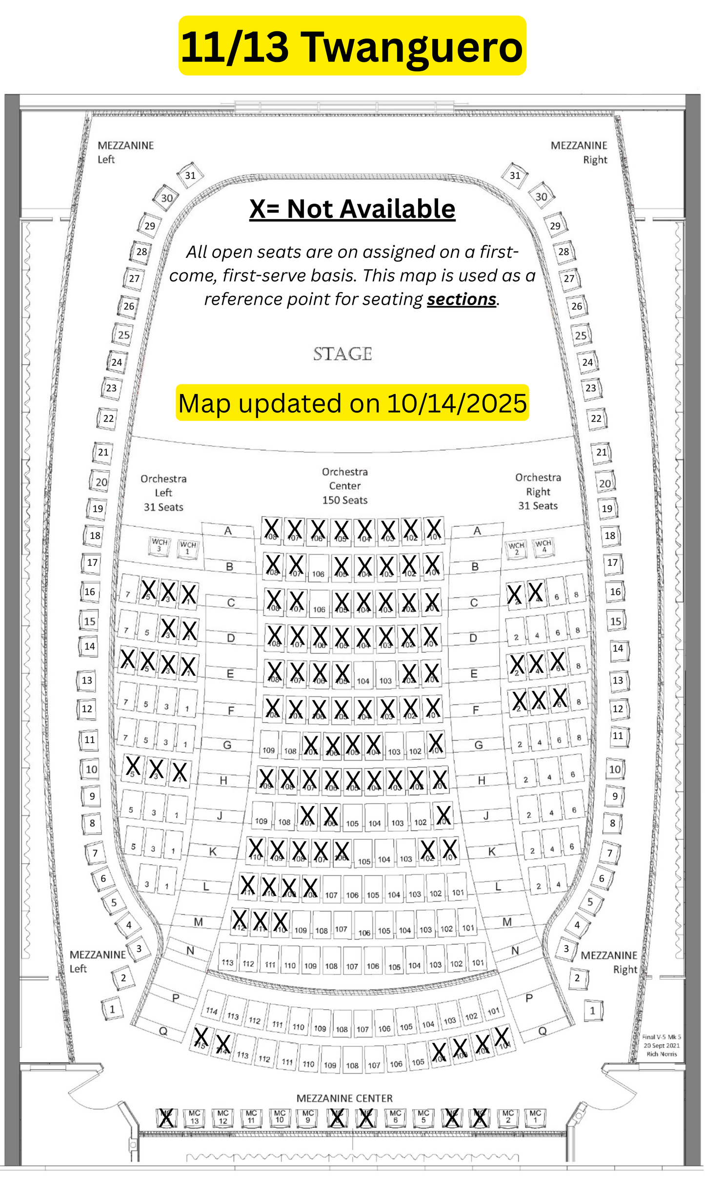 PAS 25/26 Single Tickets