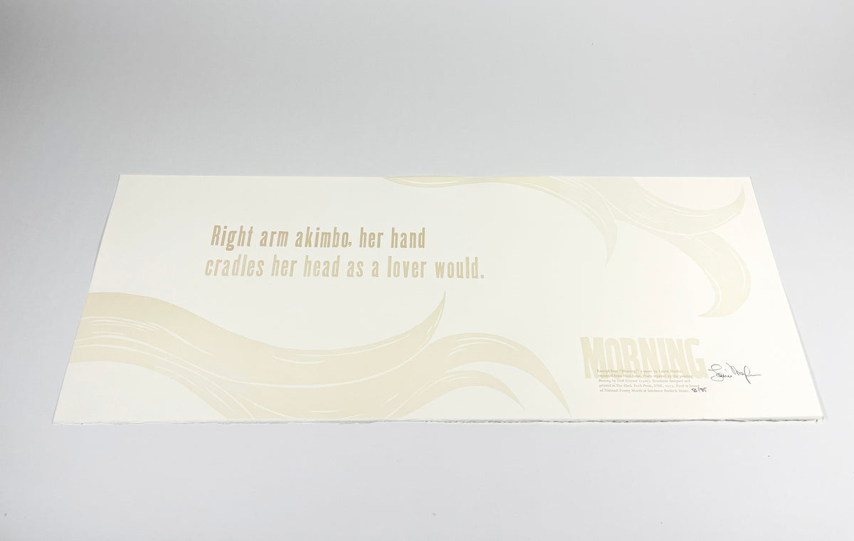"Morning" Poem Broadside
