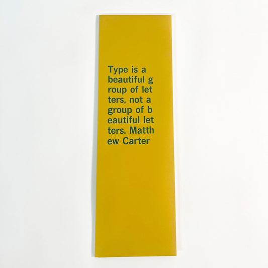 Metal Type Specimen Book
