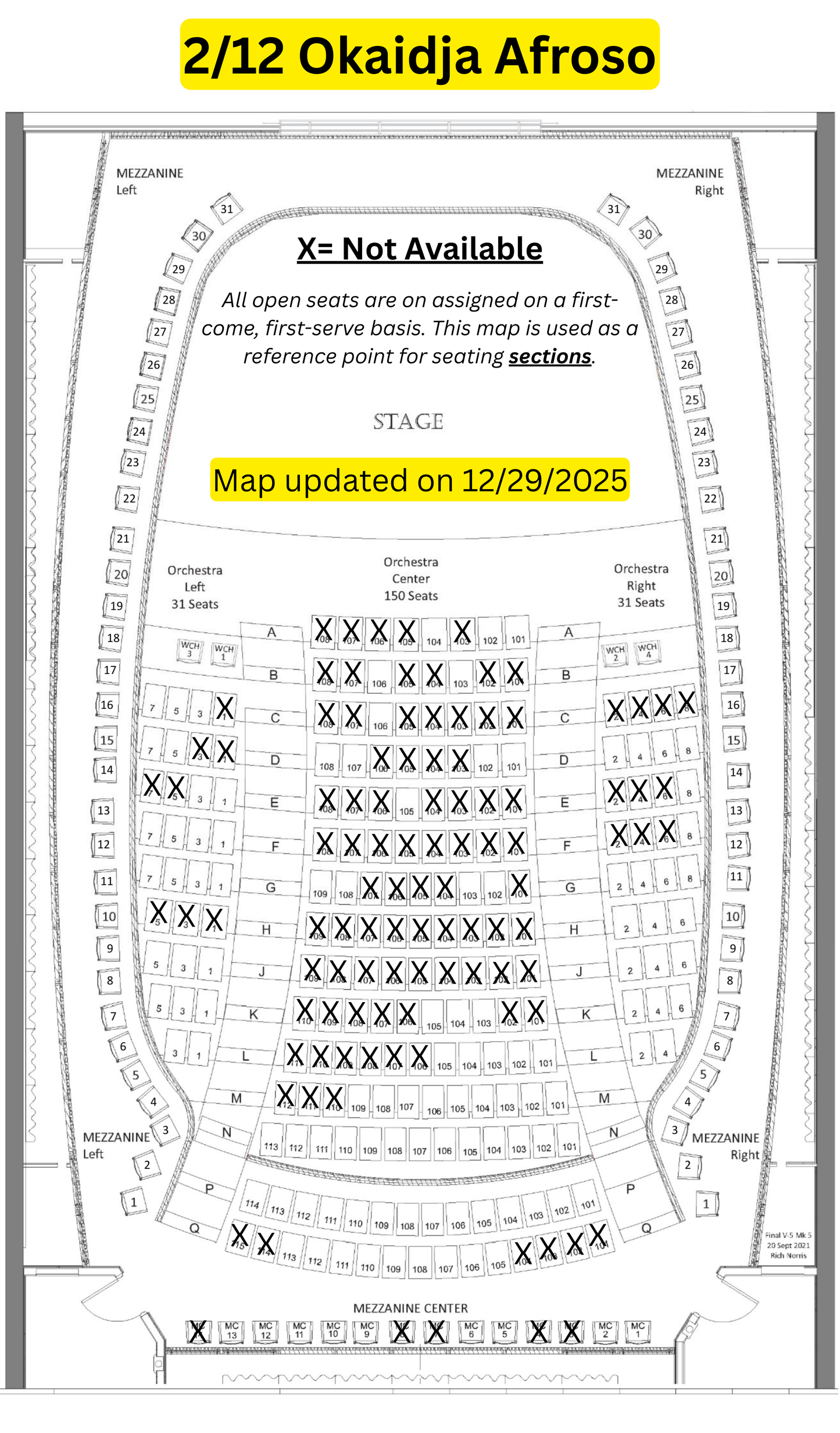 PAS 25/26 Single Tickets